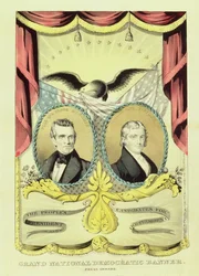 Grande affiche de la campagne démocrate nationale, 1844